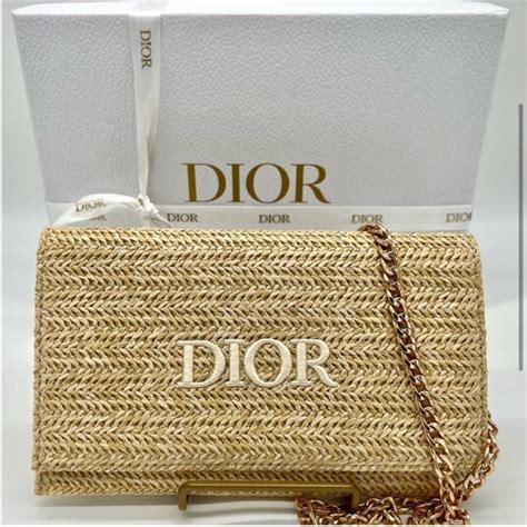 christian dior raffia bag|Dior wicker bag.